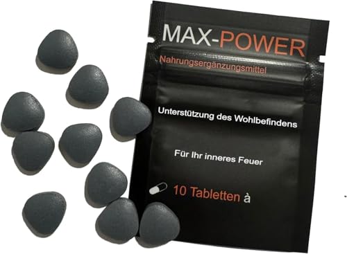 10 Schwarze Tabletten, die Originalen, Intense Nahrungsergänzungsmittel für Frauen & Männer, Boost-Tabletten, sehr intensiv