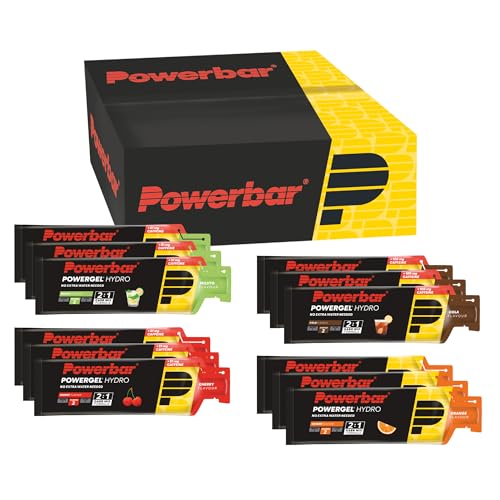 Powerbar PowerGel Hydro Multiflavourbox 12x67ml - High Carb Energie Gel + Natrium