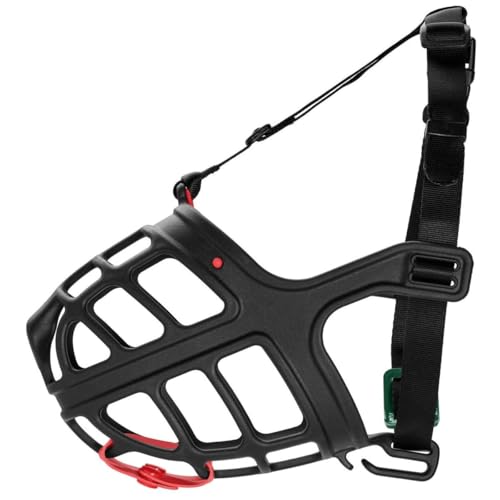 HUNTER ALBURY Hundemaulkorb, mit herausnehmbarem Giftköderschutz, 4, schwarz