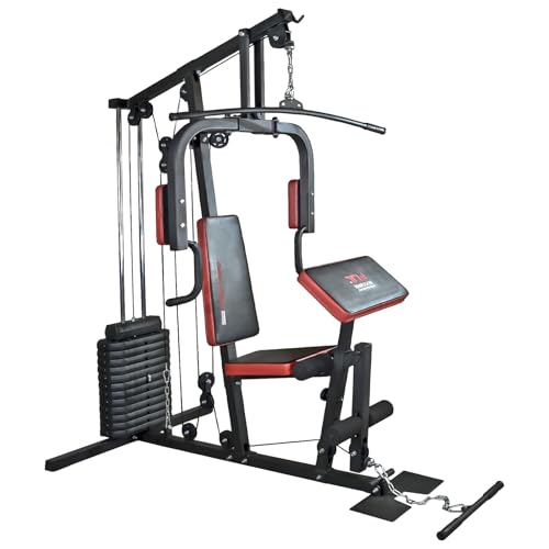 Hansson Sports® Frei erweiterbar Kraftstation Multistation Fitnessstation Home Gym 65 kg Gewichten (A: Kraftstation)