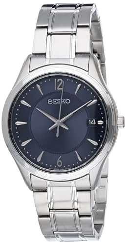 Seiko Herren-Uhr Quarz mit Edelstahlband SUR419P1