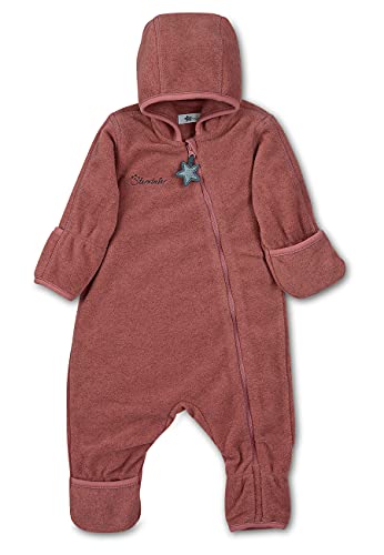 Sterntaler Unisex Baby Overall, Hellrot Melange, 56