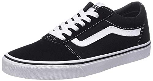 Vans Herren Ward Sneaker Ward Trainers, (SUEDE/CANVAS) BLACK/WHITE, 43 EU