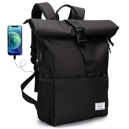 MoFut Rucksack Damen Groß Rucksäcke Herren Groß Schulrucksack viele Fächer mit 15,6