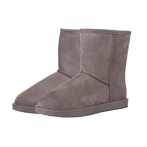 HKM 11126 Allwetterstiefel Davos, Wildlederoptik, Warmes Teddyfutter, Taupe, 42