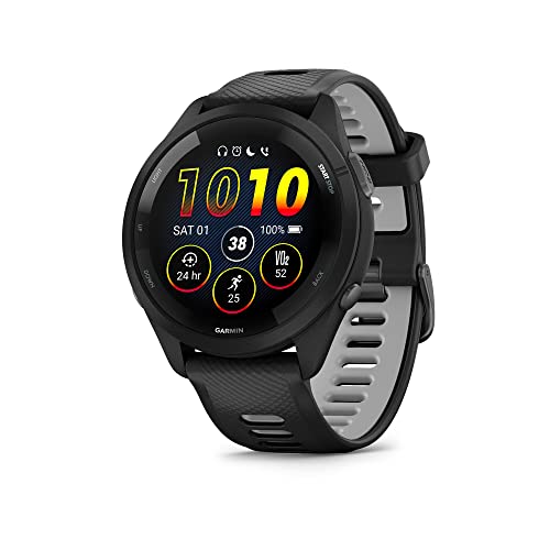 Garmin Unisex Forerunner® 265 GPS Uhr, schwarz-hellgrau, OneSize
