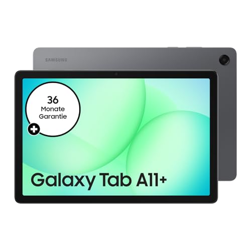 Samsung Galaxy Tab A11+, AI Tablet, 11 Zoll Display, 90 Hz Bildwiederholrate, 128 GB Speicher, 6 GB RAM, Android, Dolby Atmos Quad-Lautsprecher, Gray, 3 Jahre Herstellergarantie