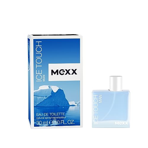 Mexx Ice Touch Man, Eau de Toilette Natural Spray, Erfrischend aromatisches Herren Parfüm mit Grapefruit, Zedern und Sandelholz, 1 er Pack (1 x 30ml)