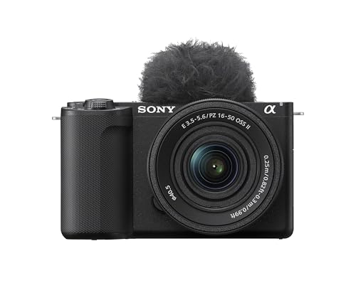 Sony Alpha ZV-E10 II Spiegellose APS-C Videokamera mit 16-50 mm f/3.5-5.6 (4K60p Video, 4:2:2 10Bit-Aufnahme, 26 MP, Digitale Stabilisierung, Echtzeit Auto-Augenfokus)