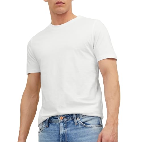JACK & JONES Male T-Shirt Einfarbig T-Shirt