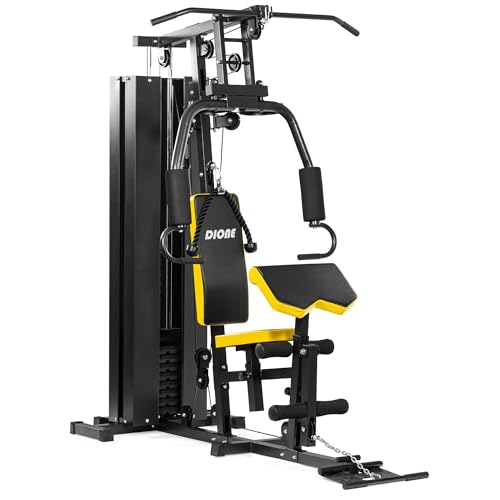 Dione HG3 - Fitnessstation - Multi-Gym - Krafstation - Mit 45 kg Gewichte - Erweiterbar auf 100 kg - Homegym