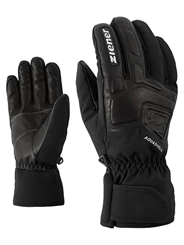 Ziener Herren GLYXUS Ski-Handschuhe/Wintersport | wasserdicht atmungsaktiv, black, 10
