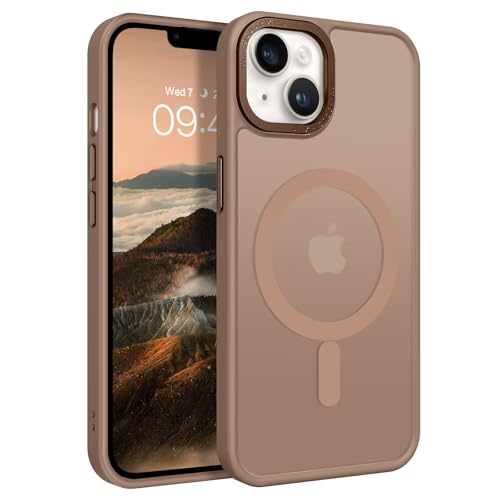GaoBao für iPhone 13 Hülle, Handyhülle iPhone 13 [Kompatibel mit MagSafe] Durchscheinende Matte Magnetische Stoßfeste Anti-Fingerabdruck Schutzhülle Handyhülle für 6.1