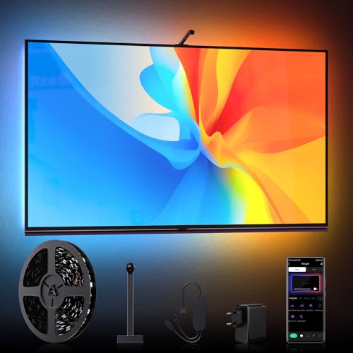 Lumtang TV 3M LED Hintergrundbeleuchtung, TV Hintergrundbeleuchtung Color picking device für 40-55 Zoll TV und PC, Bluetooth App-Steuerung