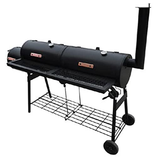 heybb Barbecue-Smoker Grill Nevada XL Schwarz Kohlegrill Pellet Smoker Grill
