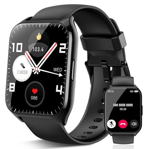 aycy Smartwatch Damen Herren, Fitnessuhr Damen mit Telefonfunktion 1.85
