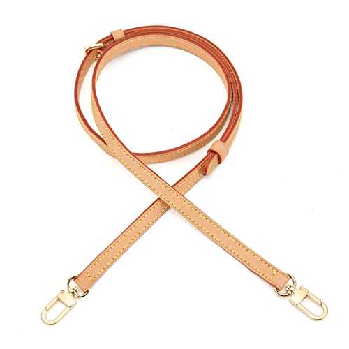 Senral Vachetta Schulterriemen Damen Beige Ersatzriemen Sangle für Tasche Pochette Metis, Toiletry Pouch 26, Alma,Speedy B Taschen Zubehör