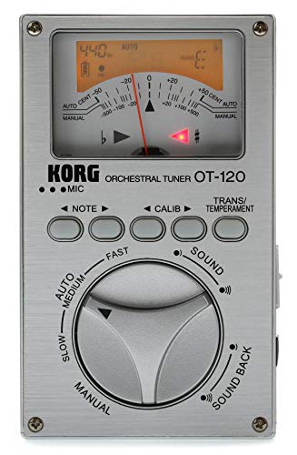 Korg EKO OT-120 Chromatisches Stimmgerät für schwarzes Orchester