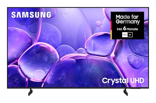 Samsung Crystal UHD U8079F 4K 55 Zoll (138 cm) LED Fernseher, Crystal Prozessor 4K, MetalStream Design, SmartThings, AI Upscaling, Gaming Hub, Knox Security, Kostenlose Inhalte, Smart TV (2025)