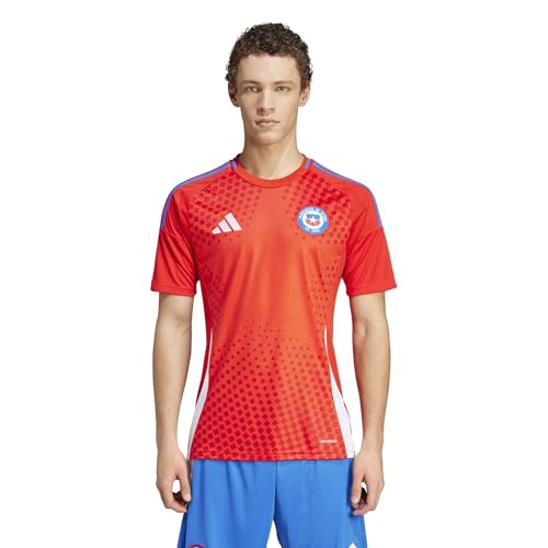 adidas Chile Herren Heimstadion Trikot 2024, active red (rot), M