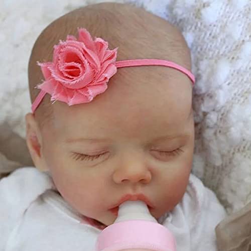 BABESIDE Reborn-Baby - 17 Zoll handgefertigte realistische Babypuppen weicher Stoffkörper, wiedergeborene Babypuppen wie echtes Baby (schlafendes Baby)