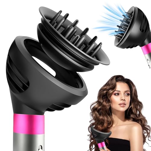Haar Diffusor Aufsätze für Dyson Airwrap HS05 HS01 HS08, diffuser haare Wellen und Locken diffusor aufsatz föhn für Dyson Airwrap, Umwandelbar in Haartrockner Diffusor Föhn