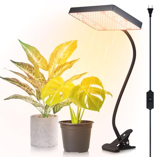 FRGROW Pflanzenlampe LED Vollspektrum, Pflanzenlicht für Zimmerpflanzen, UV-IR Vollspektrum Pflanzenleuchte 200W, Grow Lampe 208 LEDs, Wachstumslampe für Pflanzen, Daisy Chain Euro Stecker