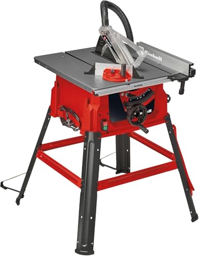 Einhell Tischkreissäge TC-TS 2025/3 eco (2000 W, 85 mm Schnitthöhe, Ø 250 mm Sägeblatt, Winkelanschlag, Parallelanschlag, Absauganschluss, inkl. Präzisionssägeblatt)