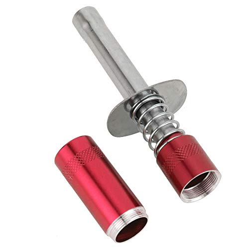 VGEBY Glühkerzen-Zünder, Zünder aus Aluminiumlegierung -Motorstarter 1/10 RC-Zubehör Kompatibel mit HSP 80103 Oil Model Trucks(rot) Automodell Spielzeug