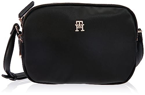 Tommy Hilfiger Damen Crossbody Bag Tasche Poppy Crossover Umhängetasche, Schwarz (Black), Einheitsgröße