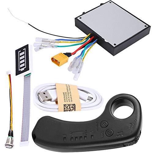 MAGT Elektrisches Skateboard ESC Kit, 430W 36V Doppelantrieb Elektrisches Longboard Ersatzsteuerung Mainboard Bürstenloser Motor mit Fernbedienung für DIY Skateboard