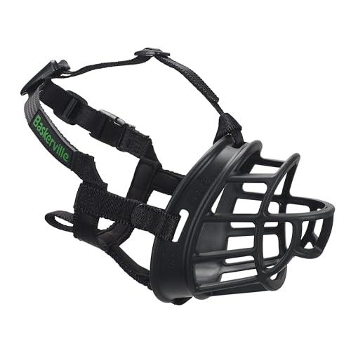 Baskerville Ultra Maulkorb, hundefreundliches Komfortdesign, Schwarz, Size 4