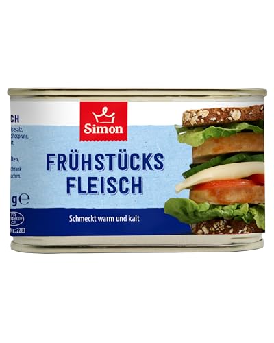 SIMON Frühstücksfleisch 200 g I Kombination aus Schweinefleisch & Kräutern I Fleischspezialität in recyclebarer Konserve I Vielseitige Proteinquelle I Authentische Hausmannskost