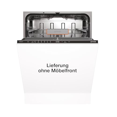 Gorenje GV642C65 Geschirrspüler/Einbaugerät FRONT NICHT ENTHALTEN/Made in EU/60 breite/14 Maßgedecke/6 Programme/TotalDry/Total AquaStop/SpeedWash/XXL inox/EEK: C/Einbaumaße (HxBxT):82 x 60 x 55,5cm