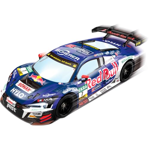 Carrera RC 2.4GHz ABT Red Bull Audi R8 LMS GT3 evo II - Steam | Power auf der Rennstrecke | Vierrad-Antrieb & Dampffunktion | Red Bull-Design | Ca. 28 cm Länge | Authentische Details & LED-Effekte