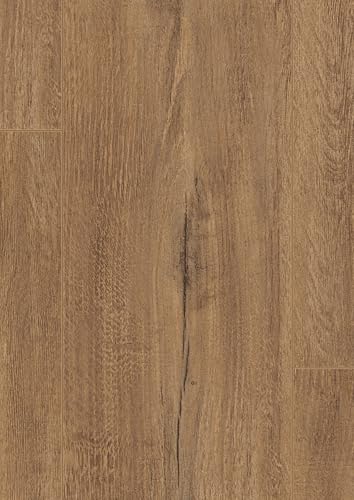 Muster EGGER NatureSense Aqua Laminat EL2418 Melba Eiche braun 297x193mm