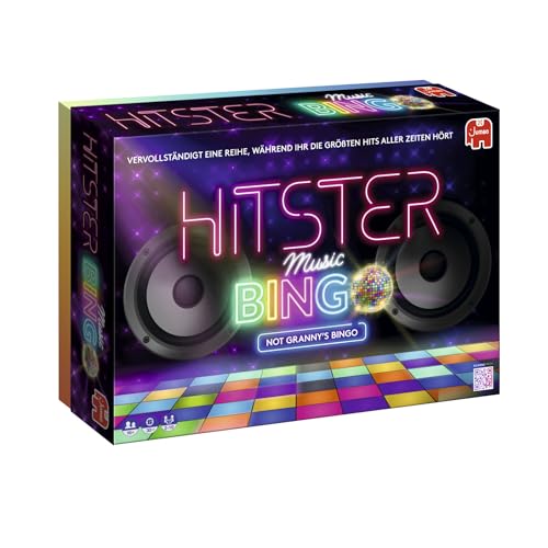 Hitster Bingo, Musik-Brettspiel, ab 12 Jahren, 2-6 Spieler, Perfekt für Spielabende, Partys und Familienspaß, Deutsch (DE)