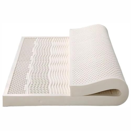 Latex-Matratze aus 100% Naturkautschuk, 140 x 200 cm, Lindert Schulter- und Rückenschmerzen, Queen-Größe, Verdicktes Kissen für Zuhause, Schlafzimmer, 2,5 cm