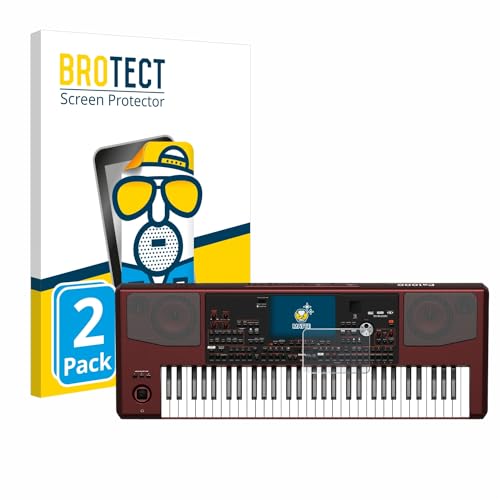 BROTECT Entspiegelungs-Schutzfolie für KORG Pa1000 (2 Stück) Matte Displayschutz-Folie, Anti-Reflex, Anti-Fingerprint