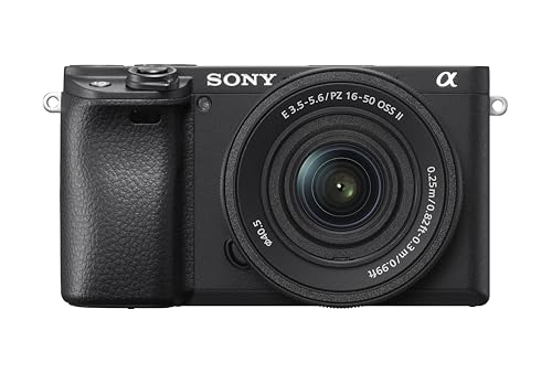 Sony Alpha 6400 APS-C Spiegellose Kamera mit 16-50mm Objektiv (Schneller 0,02s Autofokus mit Augenerkennung für Mensch und Tier, 4K-Filmaufnahmen und neigbares Display für Vlogging)