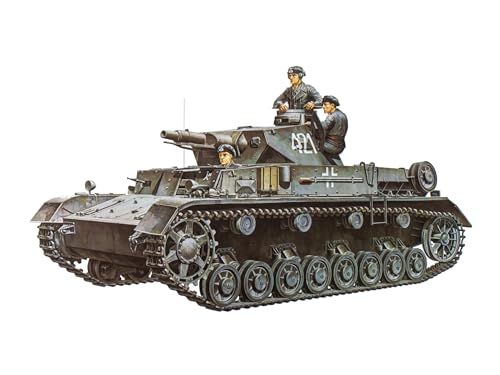 Tamiya 35096 - 1:35 WWII Deutsche Panzerkampfwagen IV Ausführung D, Modell-Bausatz, grün, Mehrere Farben