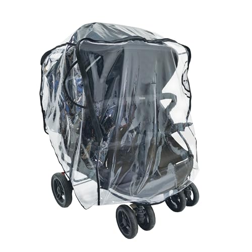 Ezkindheit Universal Regenschutz für Doppelkinderwagen / Schutz vor Wasser und Wind Kinderwagenzubehör
