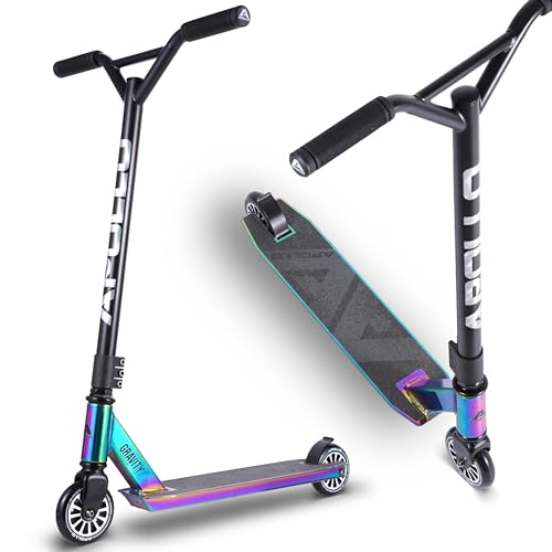 Apollo Stuntscooter Gravity - Fun-Kickscooter für Kinder und Teenager, Kinderroller, Trick Roller für Jungen und Mädchen ab 6 Jahren, Stunt Scooter auch für Beginner geeignet