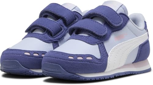 PUMA Unisex Kinder Cabana Racer Sl 20 V Inf Sneaker, Cool Weather Puma White Blue Crystal Rose Mauve, 27 EU
