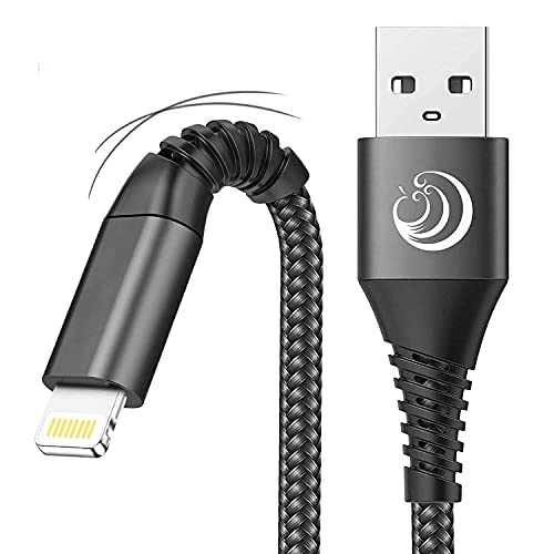 Aioneus iPhone Ladekabel,Lightning Kabel [2Pack 2M+1M] iPhone Schnellladekabel MFi Zertifiziert iPhone Kabel Nylon Fast USB Ladekabel für iPhone 11 12 13 14 Pro Max XS Max XR X 8 7 6 6s Plus SE 2020