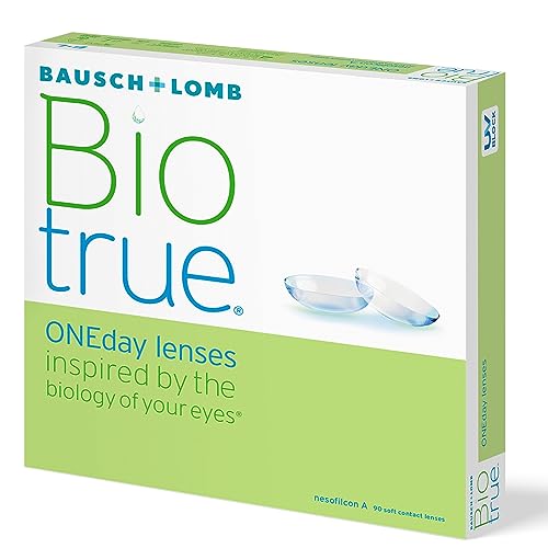 Bausch + Lomb Biotrue ONEday Tageslinsen, sphärische Kontaktlinsen, weich, 90 Stück/BC 8.6 mm/DIA 14.2 mm / -2.00 Dioptrien