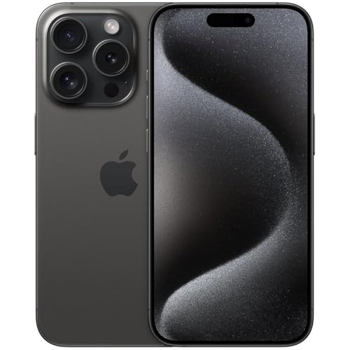 Apple iPhone 15 Pro 128 GB - Titan Schwarz (Generalüberholt)