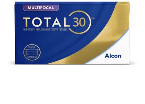 TOTAL30 Multifocal Monatslinsen | 6 Stück | BC 8.4 mm | DIA 14.2 mm | ADD MED | -00.50 Dioptrien