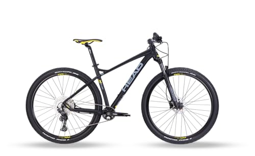 HEAD Unisex - Adult X-Rubi 3.0 Mountain Bike, Matt Black/Yellow, 48