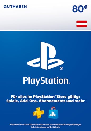 80€ PlayStation Store Guthaben | PSN Österreichisches Konto [Code per Email]